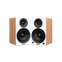 Fluance Ai41 Powered 5" Stereo Bookshelf Speakers and DB10 10" Low Frequency Ported Front Firing Powered Subwoofer variant 2