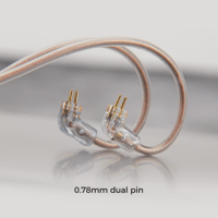 LETSHUOER M3 6N monocrystalline copper IEM cable with 0.78mm 204 strands 2 Pin（3.5mm/4.4mm） variant 3
