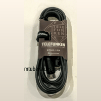 VTV Amplifier TELEFUNKEN Elektroakustik STMC-10X 10′ XLR Studio Series Cable USA MADE variant 1