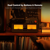 Fosi Audio Fosi Audio LC30 VU Meter Amplifier Speaker Selector variant 4