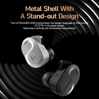 LETSHUOER S08 IEM 13mm Planar Magnetic Driver in Ear Monitor HiFi Earphone variant 5