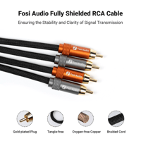 Fosi Audio Fosi Audio RCA Cables for Home Audio Systems variant 3
