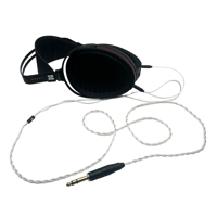 Strauss & Wagner  Milan 3.5mm to 6.35mm 6NN OCC Silver Stereo Headphone Upgrade Cable variant 3