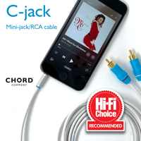 Chord Company C-jack mini-jack/RCA analogue interconnect variant 3