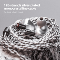 LETSHUOER S12 - 14.8mm planar Driver Hi-Fi earphones IEM In Ear Monitors variant 5