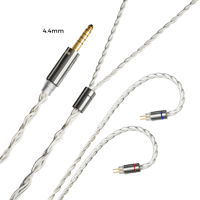 LETSHUOER M11 silver-plated copper cable with 392-strands 2 pin （3.5mm/4.4mm） variant 11