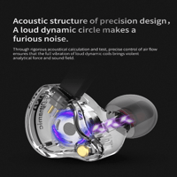 QKZ VK4 Wired Ear buds HiFi Metal Stereo Bass Earphone variant 10