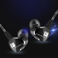 QKZ F910 In-Ear Subwoofer Earphones with Dual Dynamic Drivers & Mic variant 4
