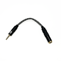 Strauss & Wagner  SW-4425A 4.4mm Female to 2.5mm Male 8-Core Silver Adapter variant 1