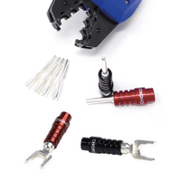 Chord Company Speaker cable connectors – ChordOhmic 4mm banana plug and spade connector variant 1