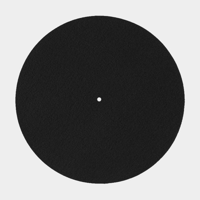 Rega Turntable Mat - Black variant 1