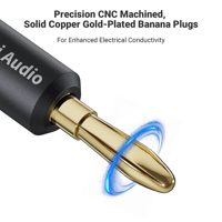 Fosi Audio Fosi Audio Oxygen-Free Copper Speaker Cables（2 Pairs） variant 8