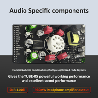FX Audio TUBE-05 12AU7 tube preamp headphone amplifier variant 6