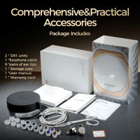 LETSHUOER DX1 11mm Single Dynamic Driver in Ear Monitor HiFi IEM earphones Gaming Earbuds variant 10