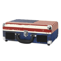 Victrola Journey Suitcase Record Player - US Flag variant 2