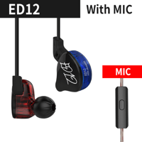 QKZ KZ ED12 HiFi Dynamic Noise Isolation Sports Earbuds variant 4