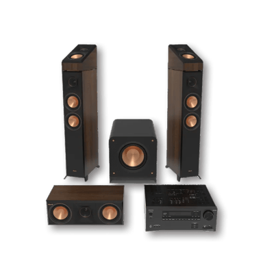 Klipsch RP-5000F II 5.1 Home Theater System + Onkyo TX-NR6100 AV Receiver