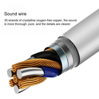 QKZ EQ1 CNC Metal Shark Fin Sports Headphones with Mic for Music & Gaming variant 8