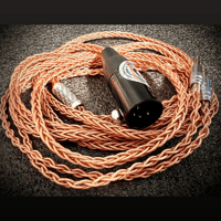 JM Audio Editions “Copperhead" 7n OCC 2m (6.5ft) 4 pin XLR variant 2