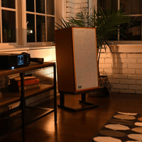 KLH Audio Model Five Old World Linen Grille variant 6