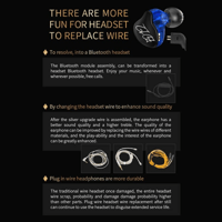 QKZ KZ ED12 HiFi Dynamic Noise Isolation Sports Earbuds variant 13