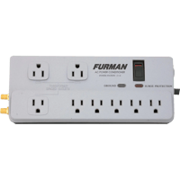 Furman 15A 8 Outlet Surge Suppressor Strip (PST-2+6) variant 1