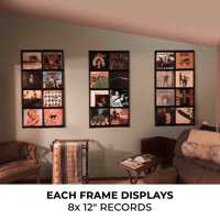 Andover 12" Vinyl Record Display Frame - LP Wall Storage variant 4