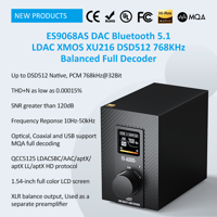 FX Audio ESS9068AS DAC Bluetooth 5.1 LDAC XMOS XU216 DSD512 768kHz  Balanced Full Decoder variant 2