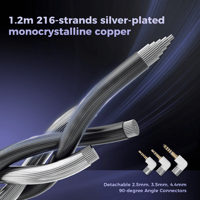 LETSHUOER S15 14.8mm Planar Driver IEM Hifi In Ear Monitor Earphone variant 10