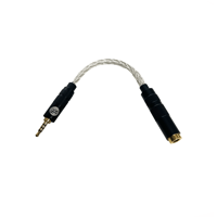 Strauss & Wagner  SW-4425A 4.4mm Female to 2.5mm Male 8-Core Silver Adapter variant 3