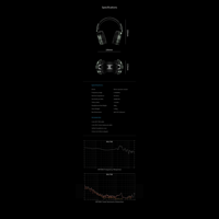 Aune Aune SR7000 Closed Back Headphone with Aluminium Alloy Headphone Stand variant 6