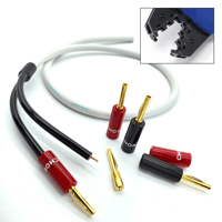 Chord Company Termination Kit: 4 x 4mm gold-plated speaker connectors variant 3