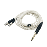 Strauss & Wagner  Lisbon Mini XLR to 6.35mm 8-core OFC Silver Headphone Cable variant 3