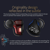 QKZ KZ ED12 HiFi Dynamic Noise Isolation Sports Earbuds variant 12