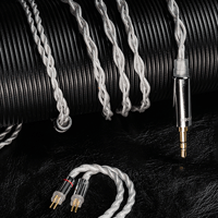 LETSHUOER M11 silver-plated copper cable with 392-strands 2 pin （3.5mm/4.4mm） variant 8