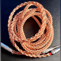 JM Audio Editions  “Copperhead" 7N occ (4.92ft) TRRS or 3.5mm variant 6