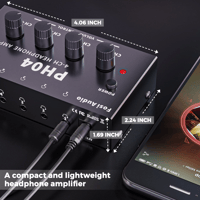 Fosi Audio Fosi Audio PH04 4 Channel Headphone Amplifier variant 2