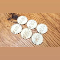 Fern and Roby Wooden Coasters - Vacuum Tubes variant 4