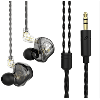 QKZ AK6 MAX In-ear Subwoofer Earphones – Dynamic Sound, Dual Options variant 5