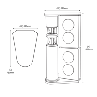 GERMAN PHYSIKS The PQS-402 Omnidirectional Loudspeaker variant 8