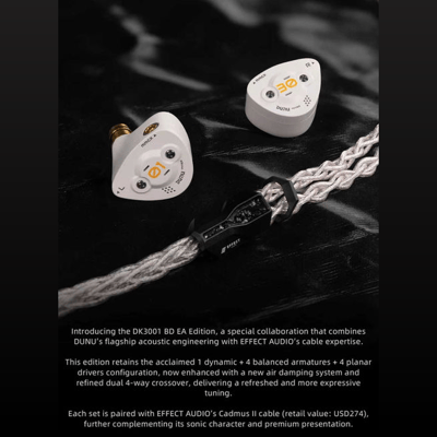 Dunu DK3001BD x EA Limited Edition (Launch Special Code LIMITED)
