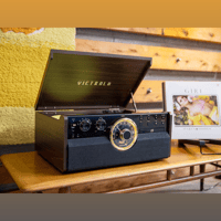 Victrola Empire 6-in-1 Wood Record Player variant 1