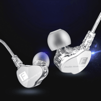 QKZ F910 In-Ear Subwoofer Earphones with Dual Dynamic Drivers & Mic variant 2
