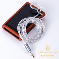 Hisenior WhiteWhale In-ear Monitor Cable Premium UP-OCC(Silver Plated) 290Cores 0.78mm 4.4mm Bal Plug variant 2