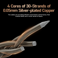 LETSHUOER S08 IEM 13mm Planar Magnetic Driver in Ear Monitor HiFi Earphone variant 4