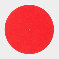 Rega Turntable Mat - Red variant 1