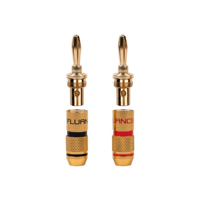 Fluance Banana Plug, Double Screwed 24K Gold-Plated Color-Coded Connectors variant 3