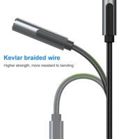 QKZ Innovative USB-C to 3.5mm Audio Adapters for Seamless Sound variant 6