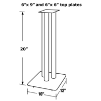 Pangea Audio Pangea Audio LS300 Speaker Stands variant 2