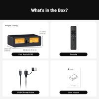 Fosi Audio Fosi Audio LC30 VU Meter Amplifier Speaker Selector variant 9